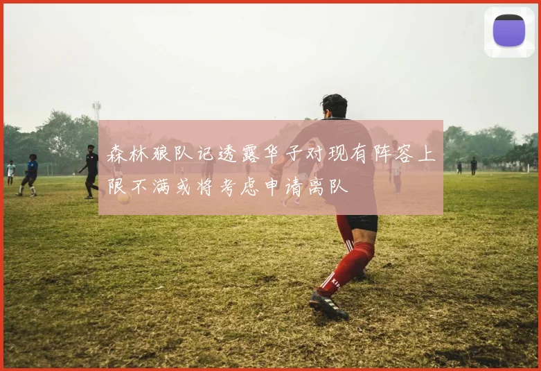 森林狼队记透露华子对现有阵容上限不满或将考虑申请离队